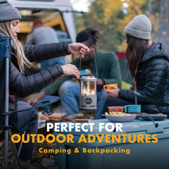 UCO Candlelier glass chimney provides windproof candle light