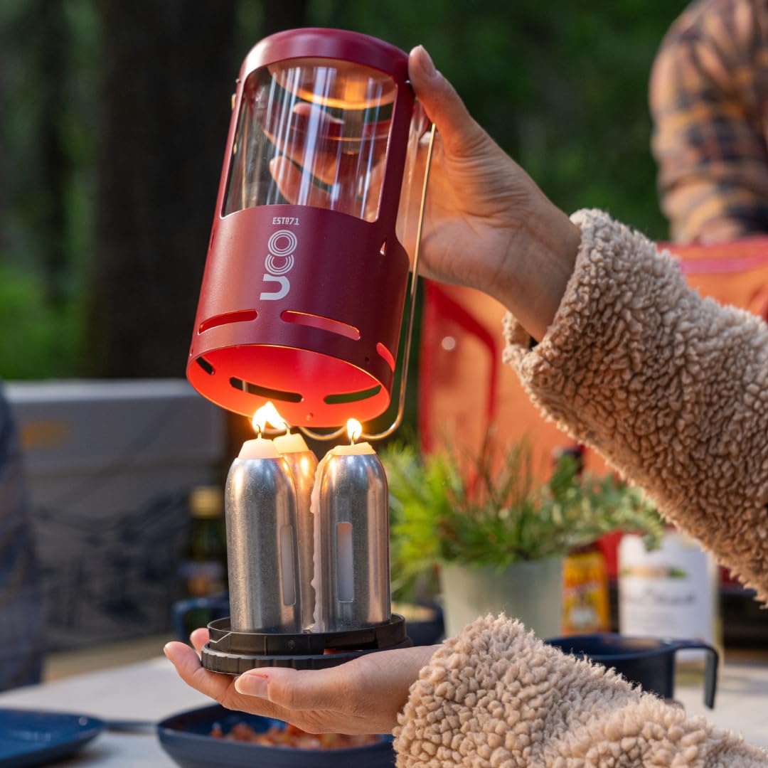 UCO Candlelier packaged setup, compact camping and emergency readiness.