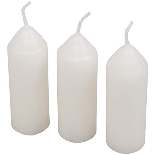 UCO Candles 3pk lit in tent, providing warmth and reducing condensation.