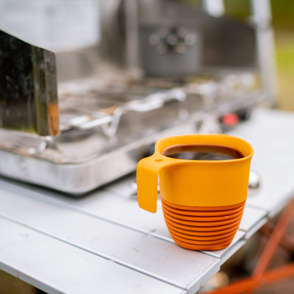 UCO collapsible camp cup with flexible TPE base for packable convenience