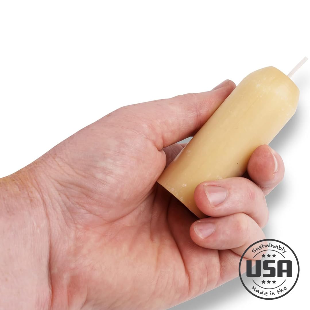 UCO honey-scented beeswax glow adds warm atmosphere