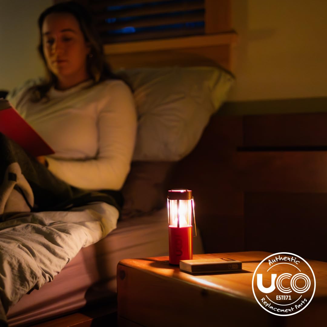 UCO candles help light evenings during outdoor adventures and outages.