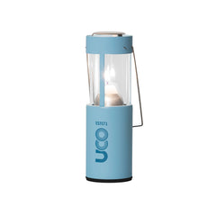 UCO Original Candle Lantern folded compactly for easy camp transport.