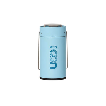 UCO Original Candle Lantern viewing slot reveals remaining burn time.