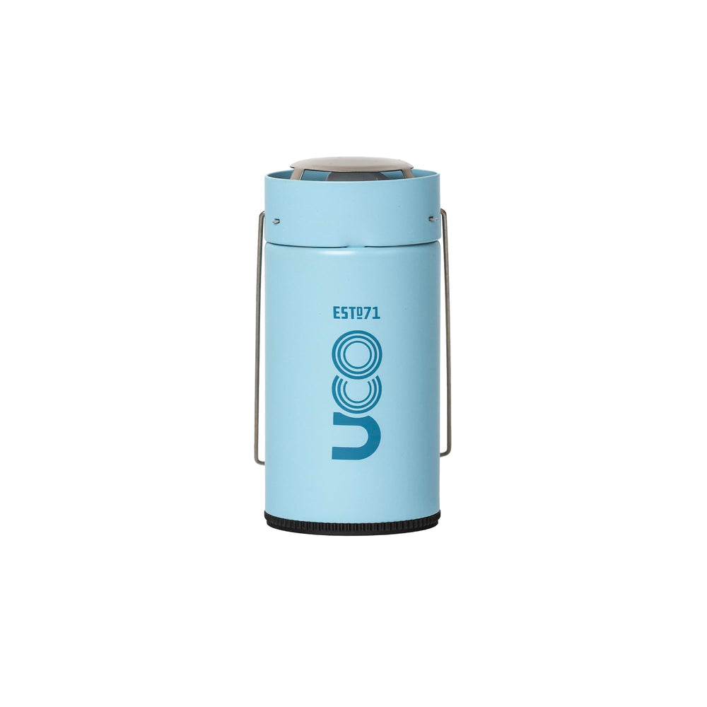 UCO Original Candle Lantern viewing slot reveals remaining burn time.