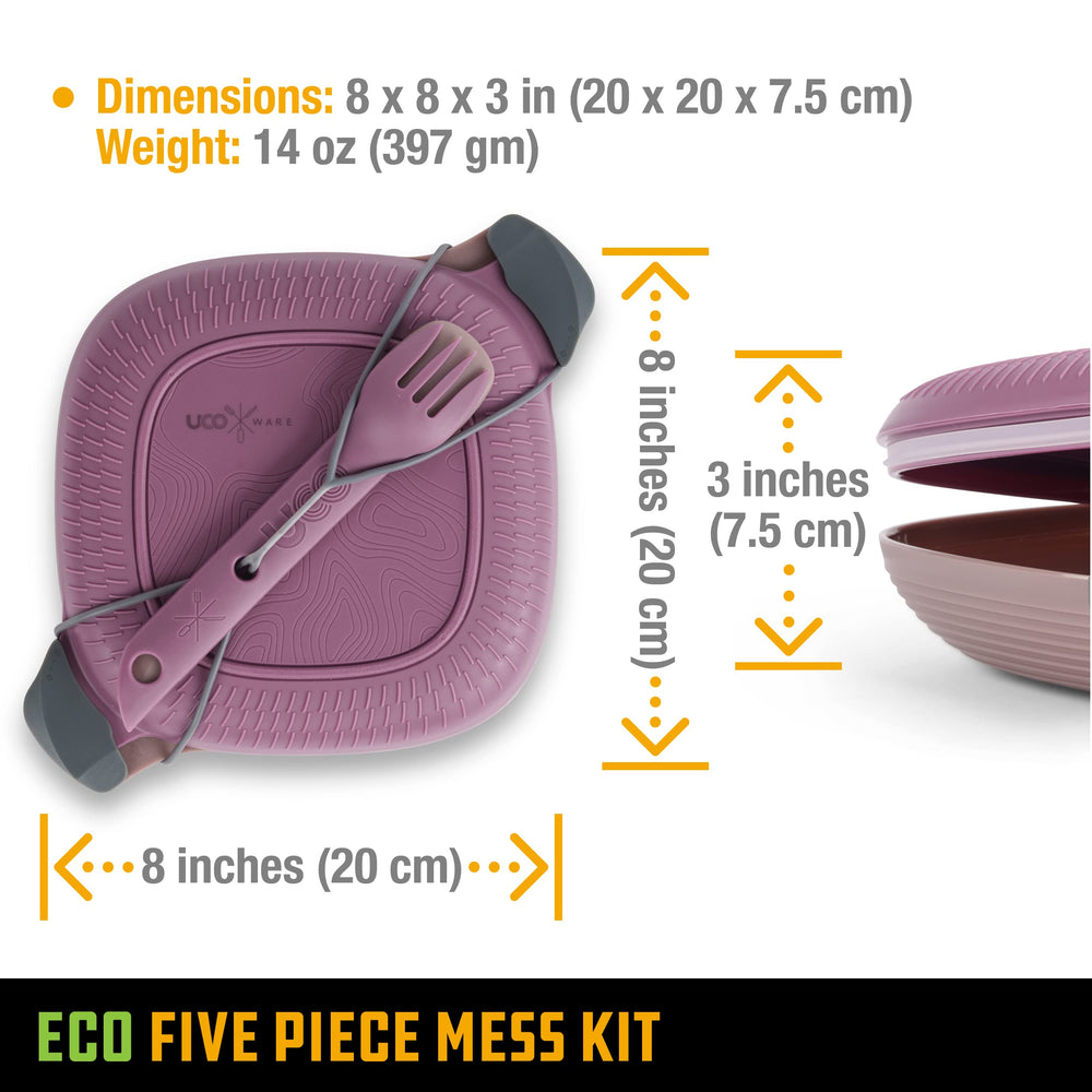 UCO Recycled ECO bottom-grip bowl keeps bowls steady