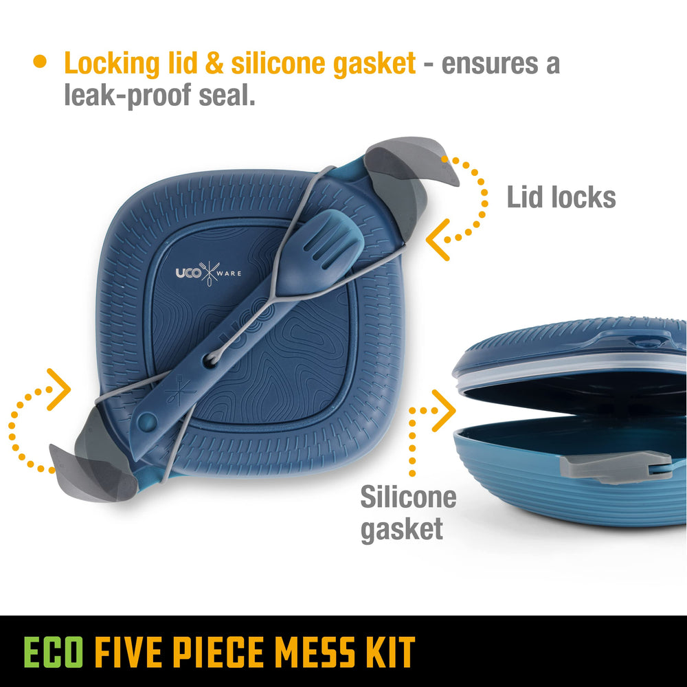 UCO Switch Spork assembly featuring built-in fork, knife, spoon