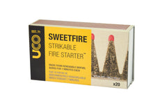 UCO Sweetfire seven-minute burn per Point for reliable flame time