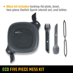 UCO Switch Spork fork demonstrates compact, versatile utensil ideal for backpacking