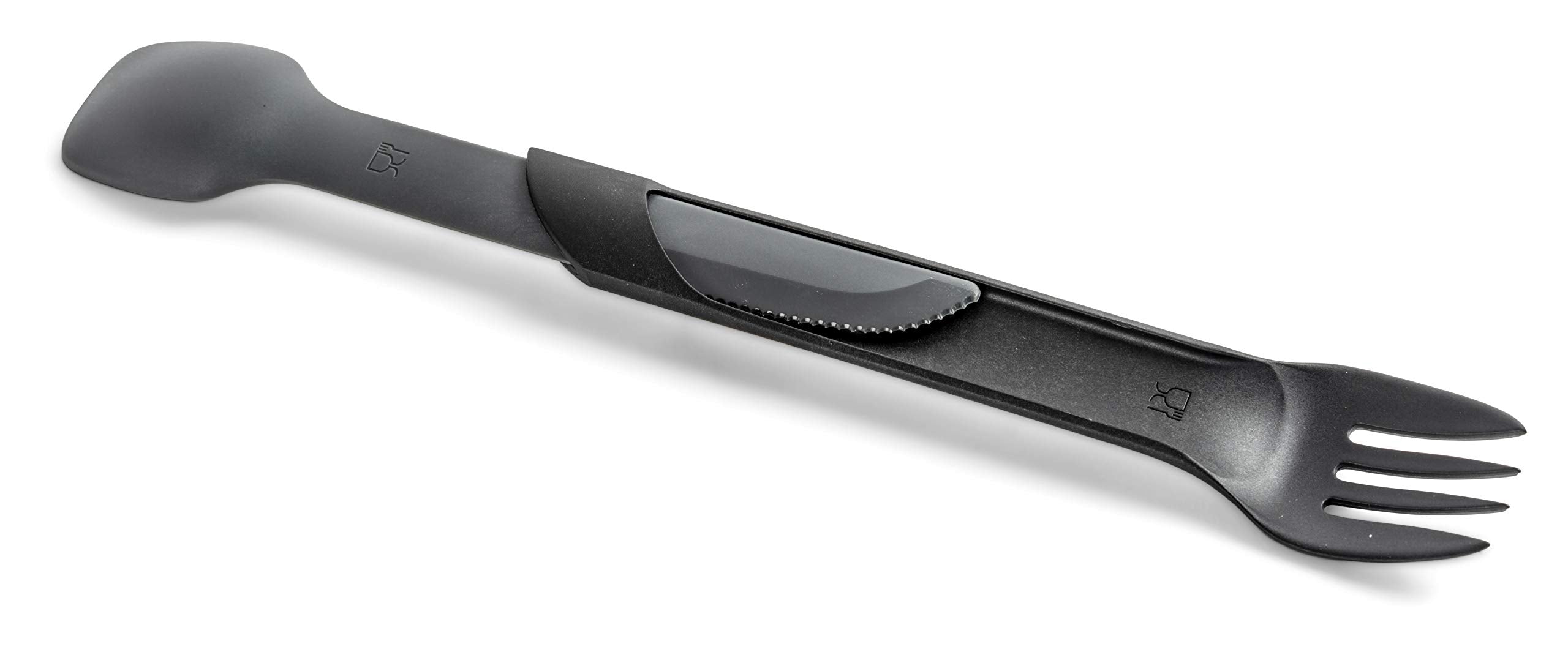 UCO Switch Spork serrated knife edge ready for cutting on hikes