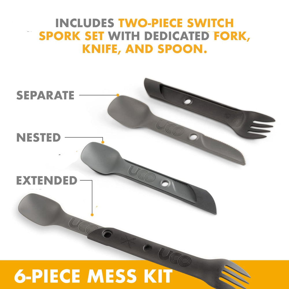 UCO tether secures spork and kit contents during movement