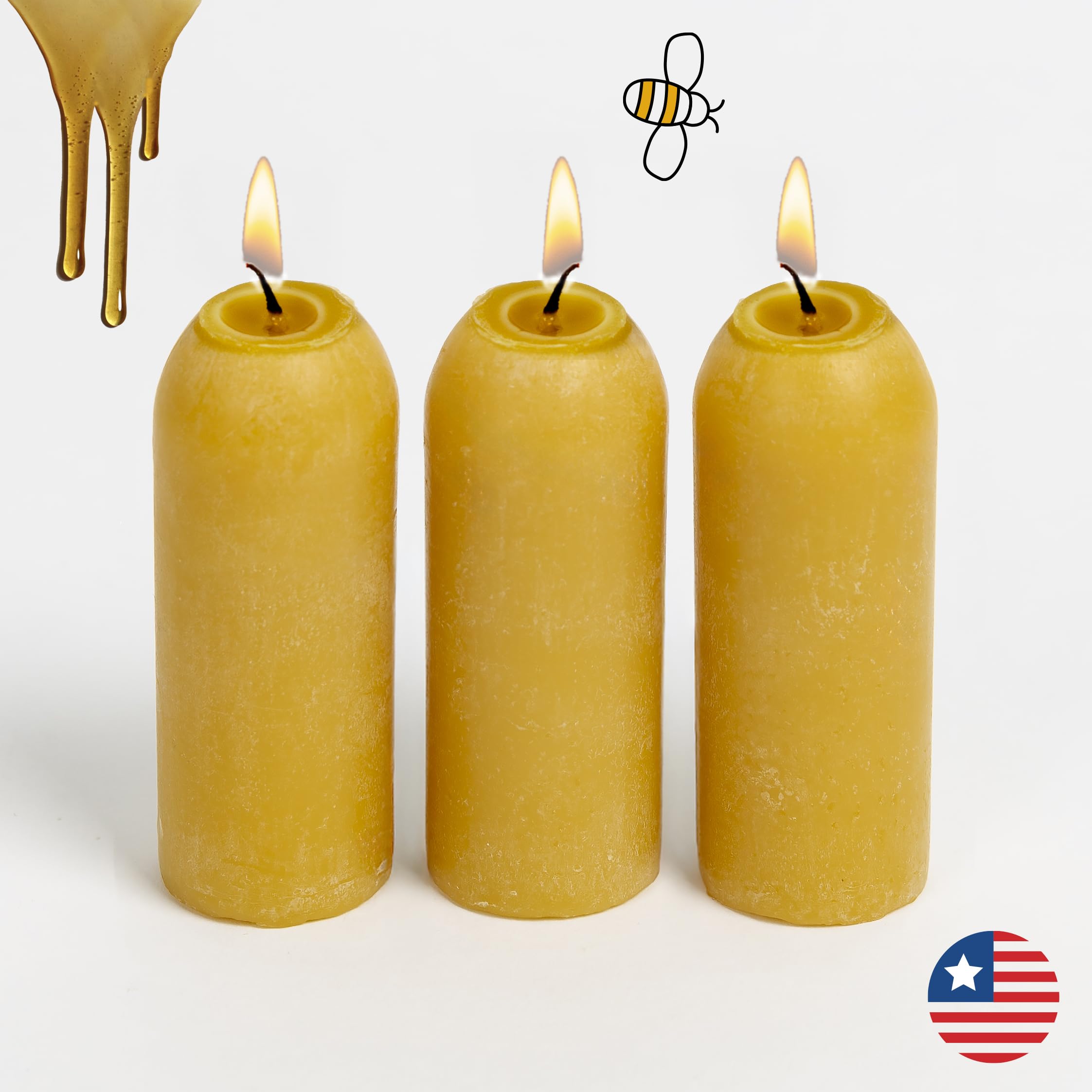 UCO 3-pack candles minimize dripping for tidy setups.