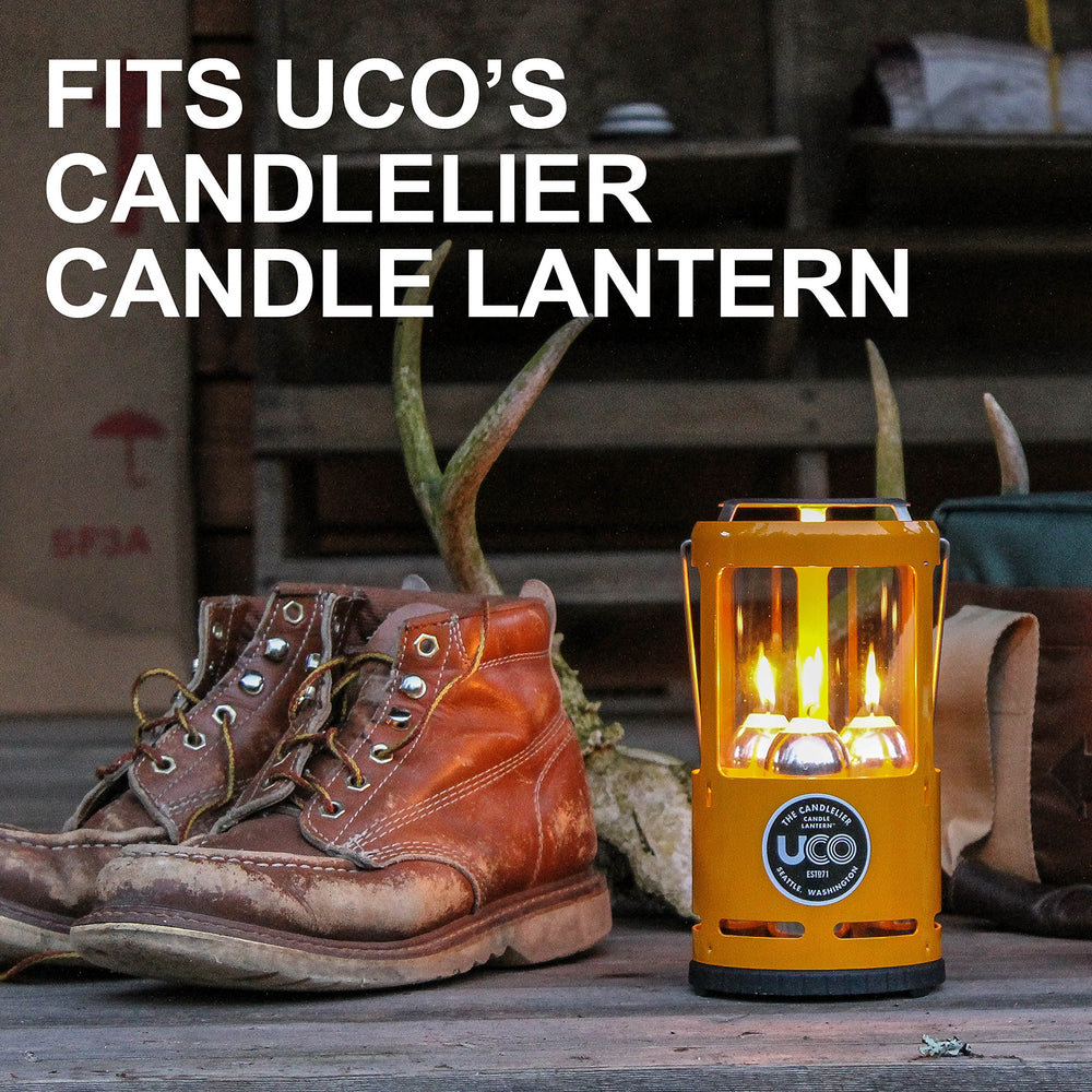 UCO emergency candle pack emphasizes survival kit readiness for emergencies