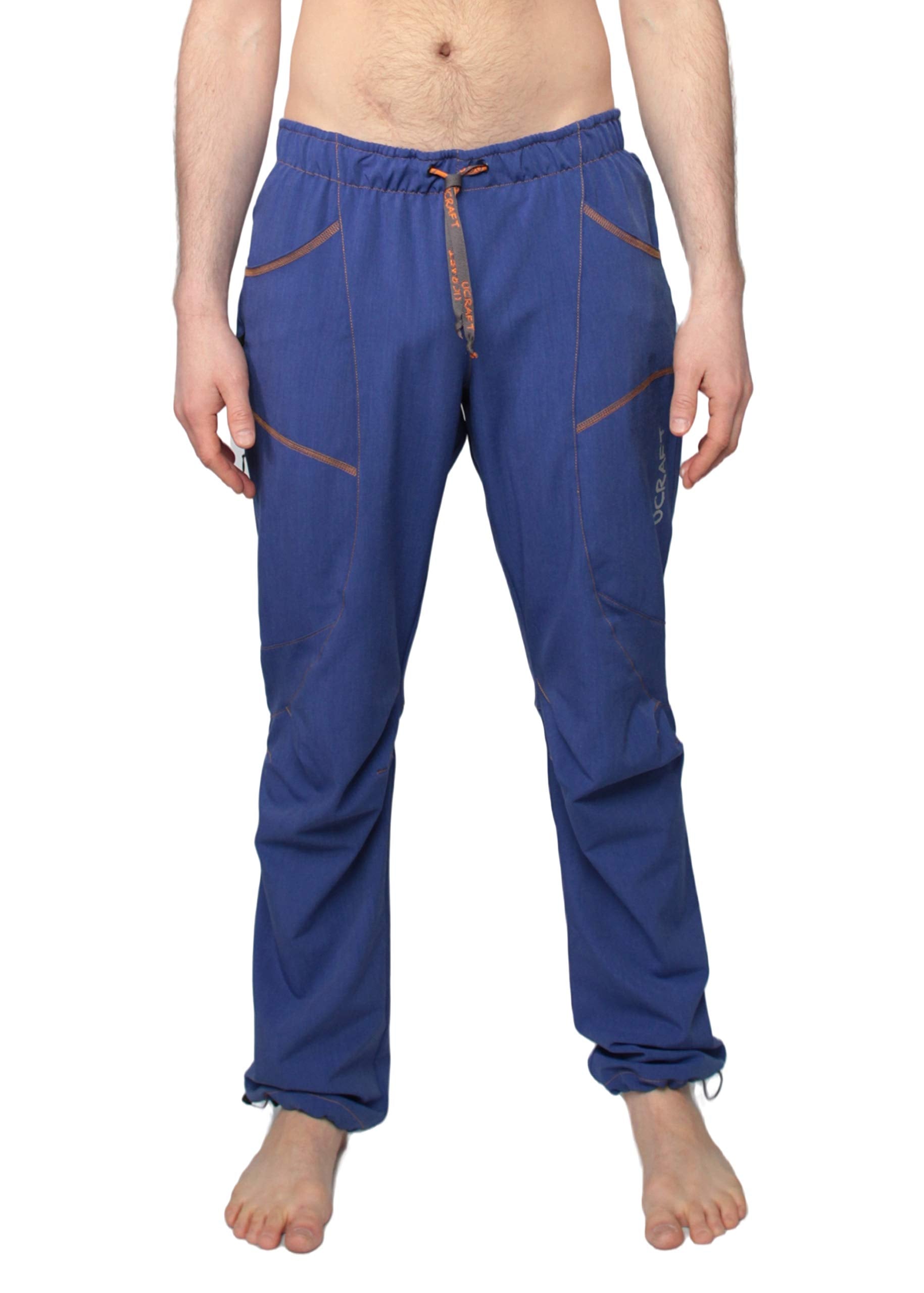 Ucraft Xlite pants front view shows lightweight stretch for climbing comfort and range of motion