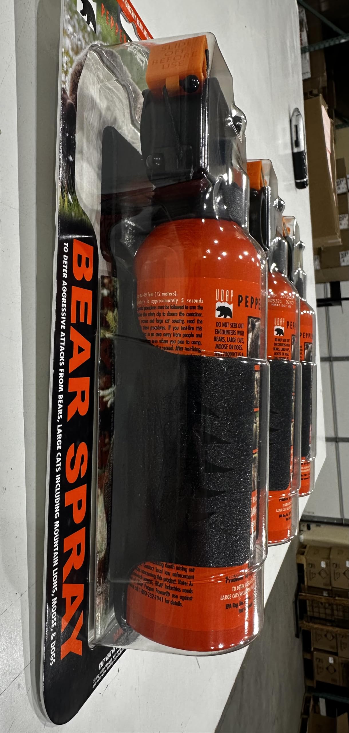 UDAP Griz Guard holster keeps spray accessible and secure.