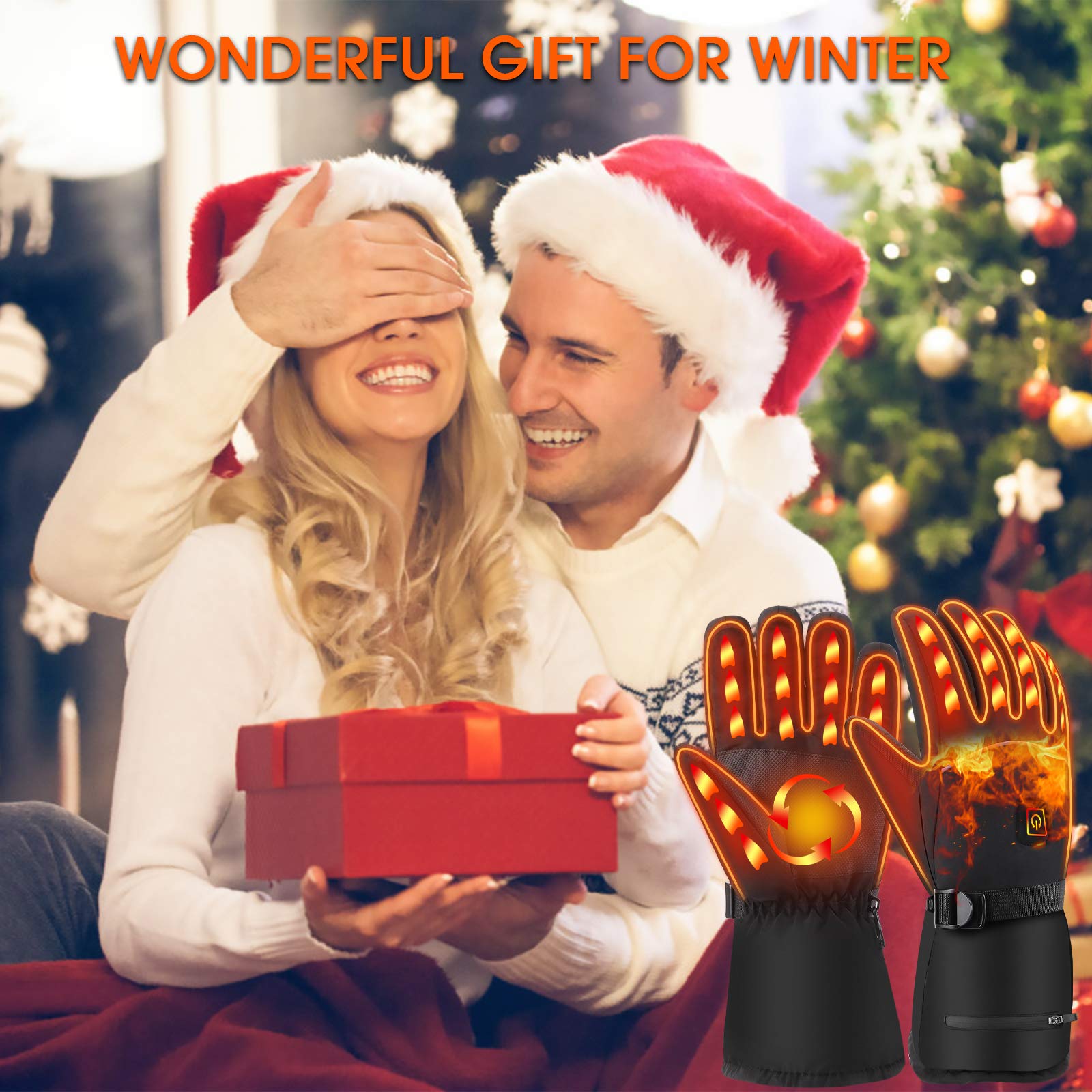 UDOGI heated gloves gift-ready packaging highlights a practical winter present
