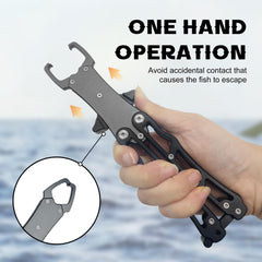 Unfolded grip length of 7.5 inches with trigger mechanism