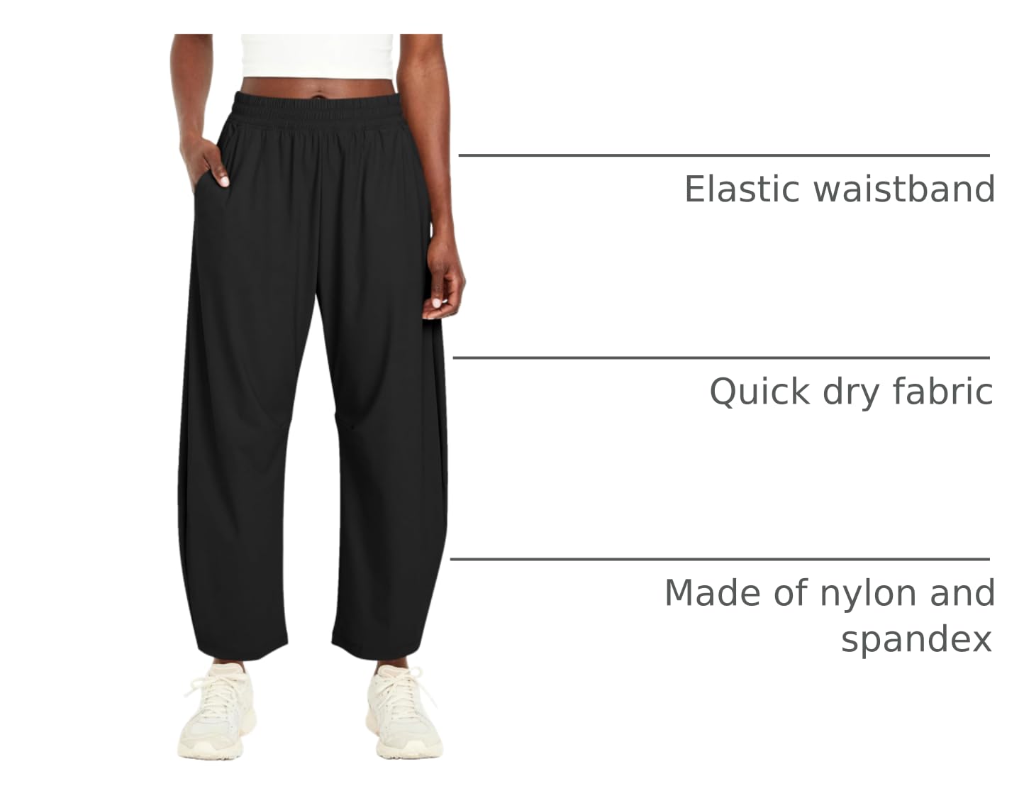 Ugerlov barrel pants breathable fabric for cool, comfortable wear