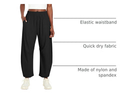 Ugerlov quick-dry barrel pants keep you dry during workouts and travel.