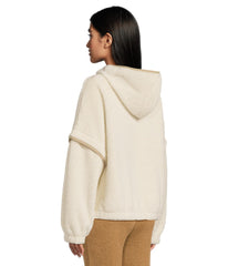 UGG Mariella embossed zip pull detail highlighting premium design and easy wear