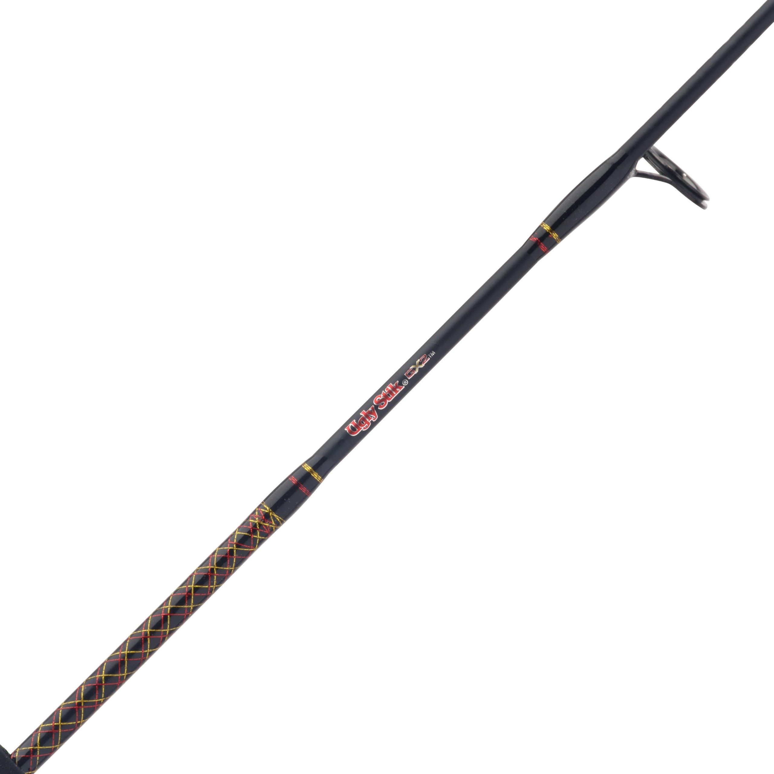 Ugly Stik 36-inch ice spinning rod Clear Tip demonstrates sensitive bite reading