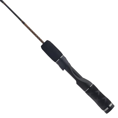 Ugly Stik 36-inch ice spinning rod reel-seat detail highlights ergonomic grip