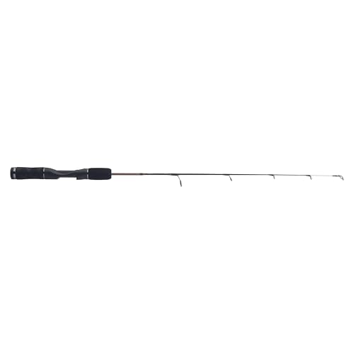 Ugly Stik GX2 ice spinning rod Ugly Tuff guides close-up for durability