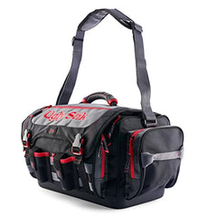 Ugly Stik 3700 tackle bag main compartment holds four StowAway boxes