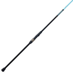 Ugly Stik 9ft carbon surf rod in hand shows sturdy balance and build.