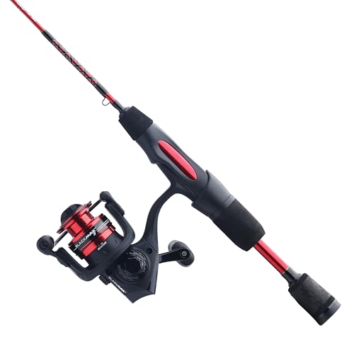 Ugly Stik Carbon Ice 28-inch spinning rod ready for sensitive bites.