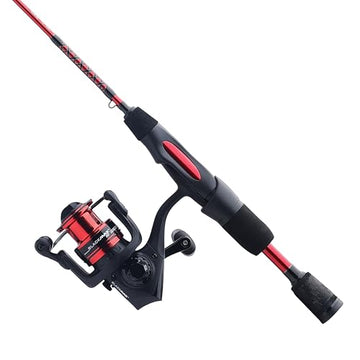 Ugly Stik Carbon Ice 36 inch spinning reel shown with lightweight graphite body for reduced fatigue.