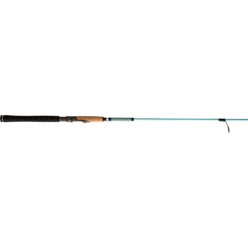 Ugly Stik Carbon Inshore spinning rod with Ugly Tuff guides for wear resistance.
