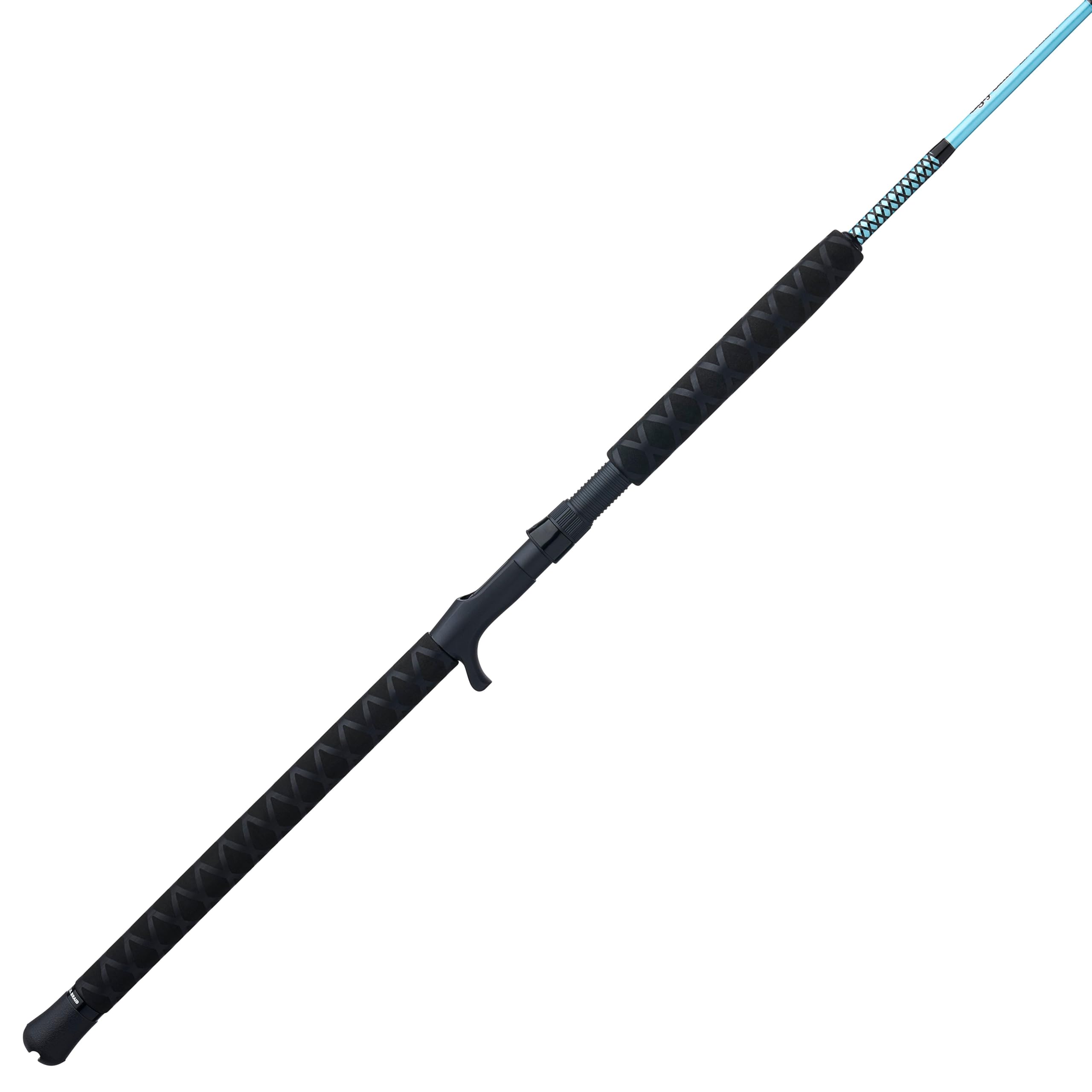 Ugly Stik carbon jigging 5'8" casting rod enhances bite sensitivity
