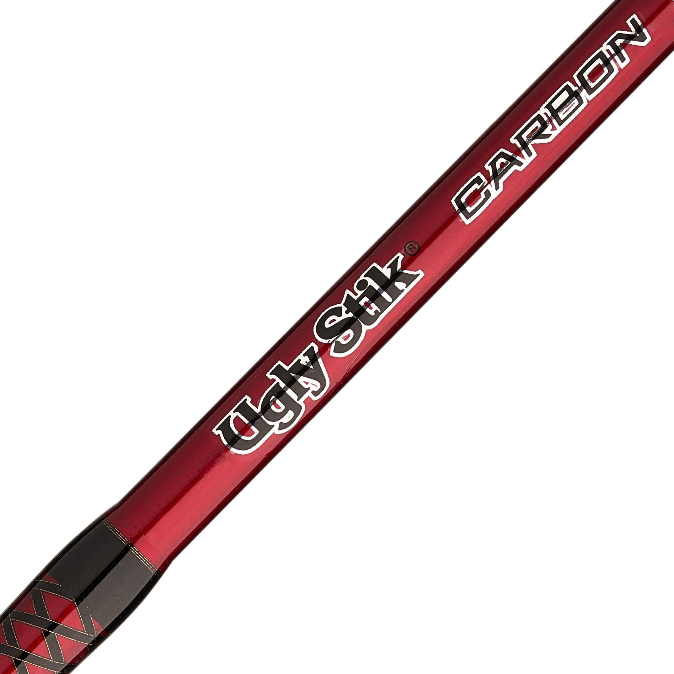Ugly Stik Carbon Salmon Steelhead rod graphite tip showing crisp action and sensitivity