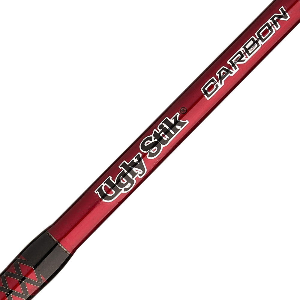 Ugly Stik Carbon Salmon Steelhead rod graphite tip showing crisp action and sensitivity