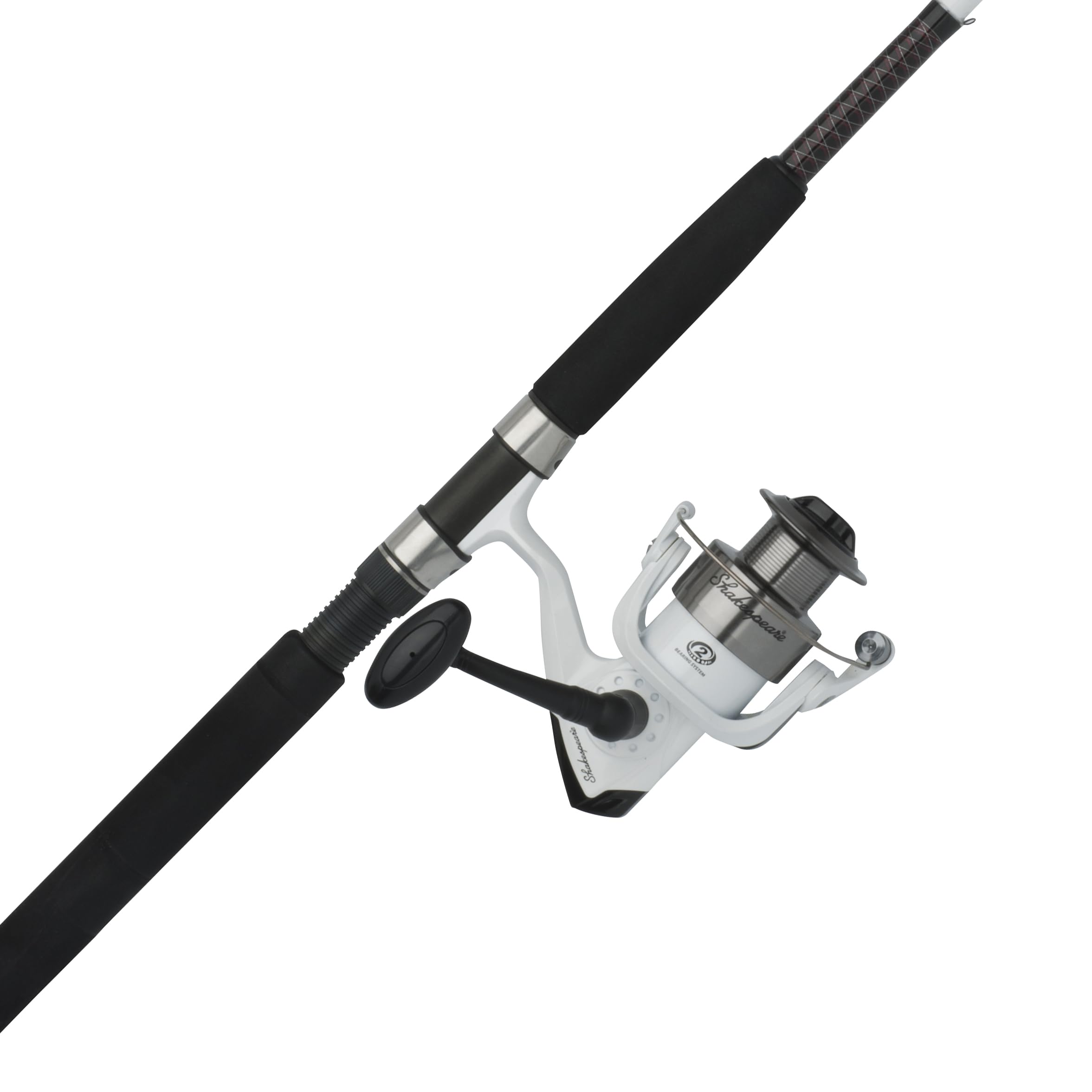 Ugly Stik catfish rod-reel combo 7ft in hand, balanced strength for river catfish.