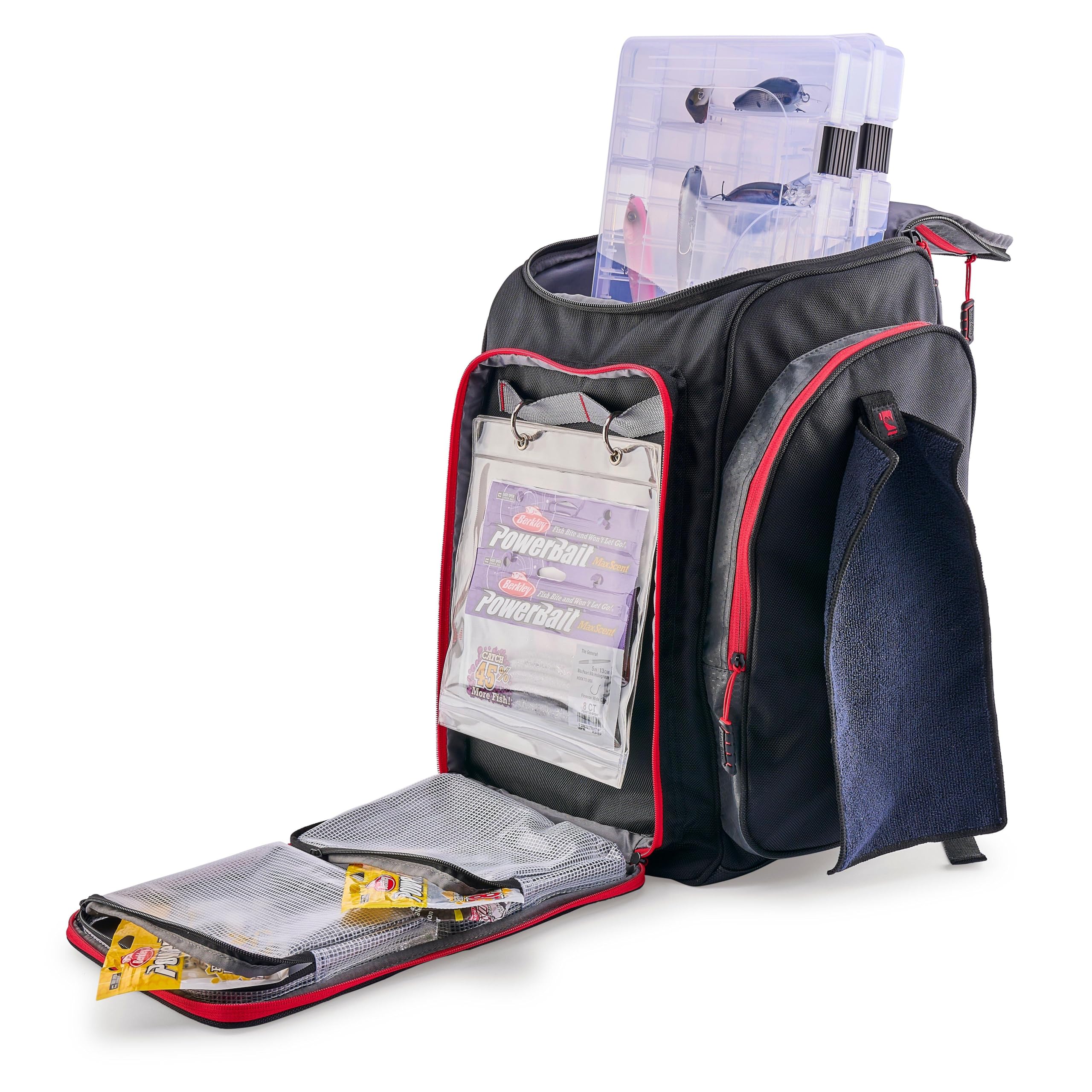 Ugly Stik Deluxe 3700 Backpack 3700-box storage ready for tackle organization.