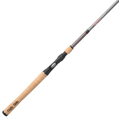 Ugly Stik Elite graphite-fiberglass blend shows lightweight, strong construction.