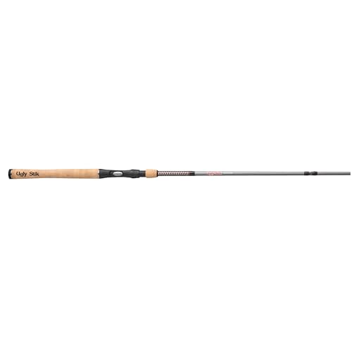Ugly Stik Elite graphite and fiberglass construction for strength and sensitivity