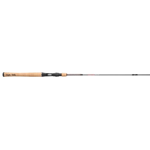 Ugly Stik Elite clear tip close-up illustrating enhanced bite detection during casts