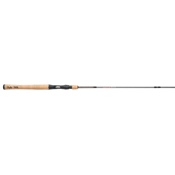 Ugly Stik Elite clear tip close-up illustrating enhanced bite detection during casts