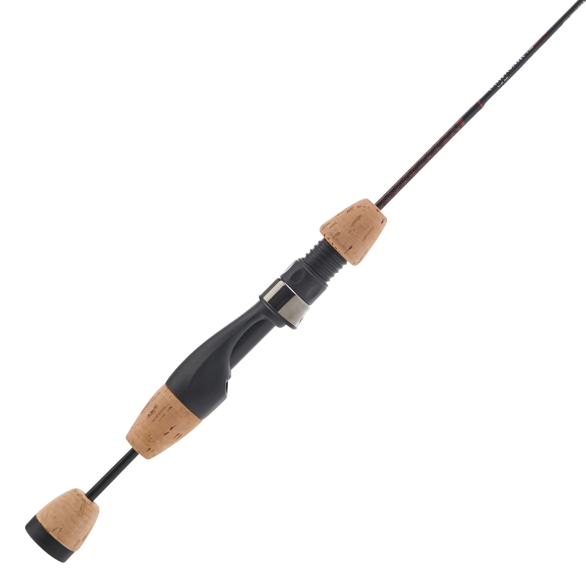 Ugly Stik Elite ice rod with cork handle for comfortable grip on cold days