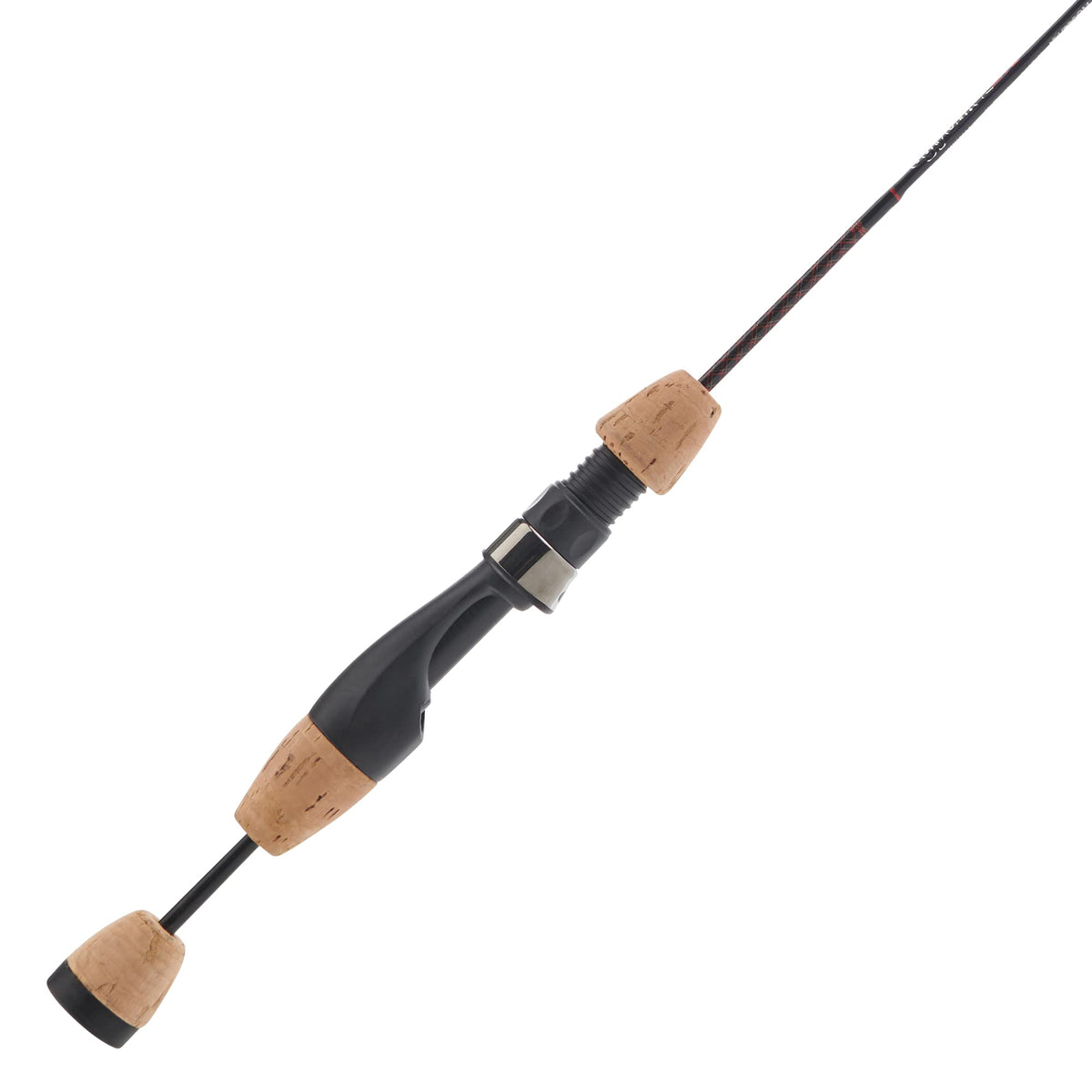 Ugly Stik Elite ice rod with cork handle for comfortable grip on cold days