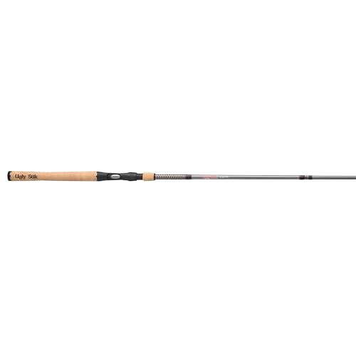 Ugly Stik Elite premium cork grips offer comfortable, secure hold.