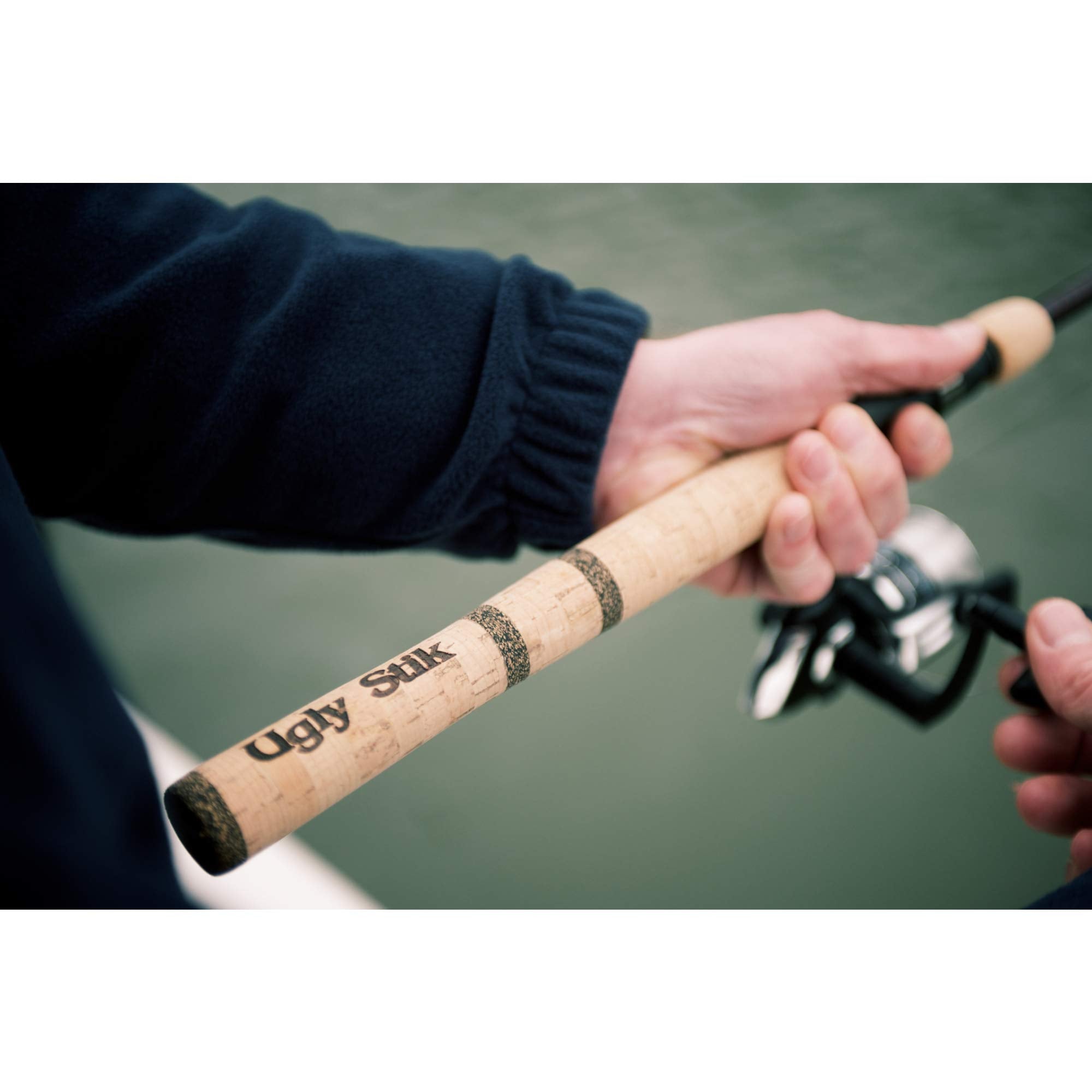 Ugly Stik Elite spinning combo clear-tip design enhances bite detection