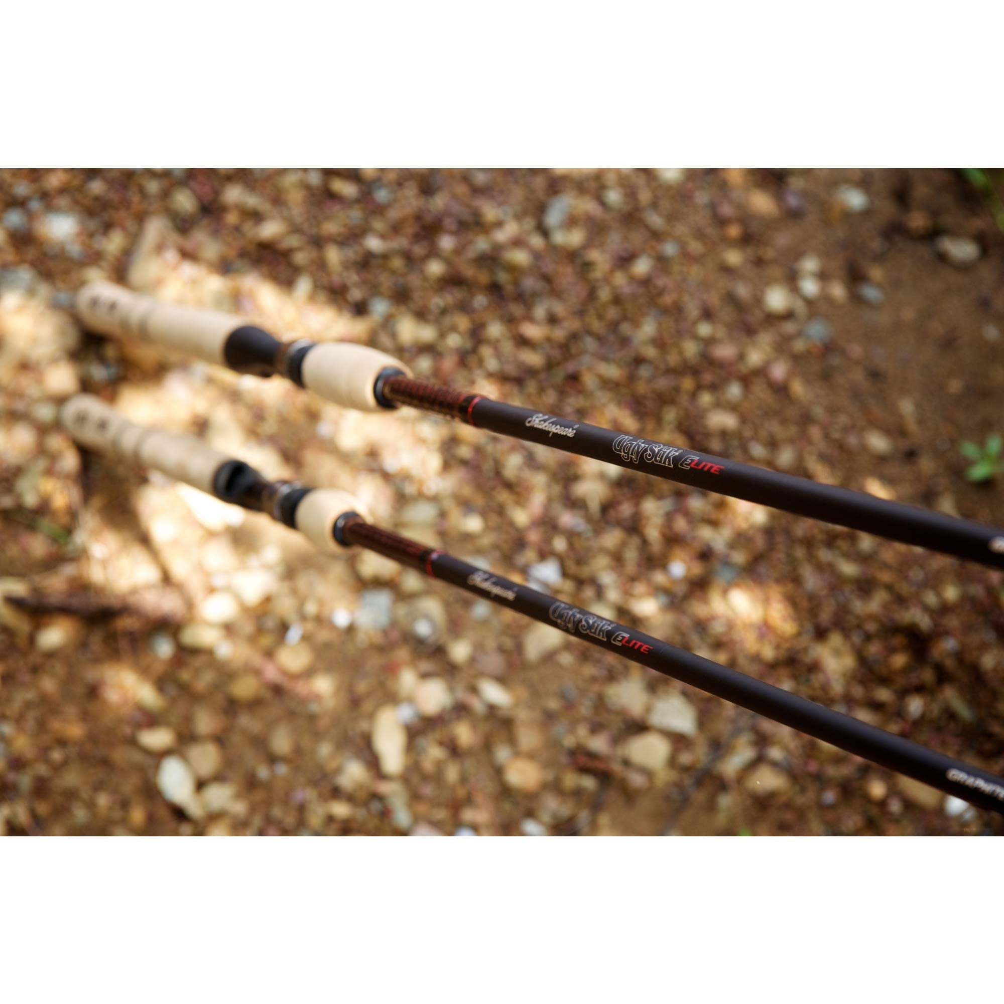 Ugly Stik Elite spinning combo premium-cork-handle provides a comfortable grip