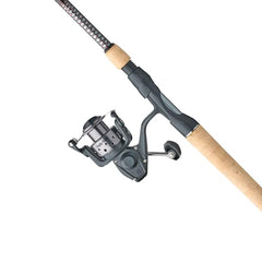 Ugly Stik Elite spinning reel closeup showing smooth action and durable components.