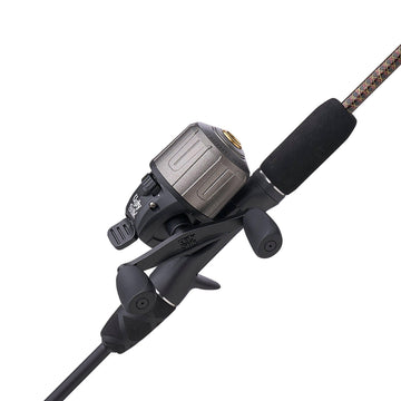 Ugly Stik GX2 youth spincast rod and reel combo in red and gold, durable for beginners.