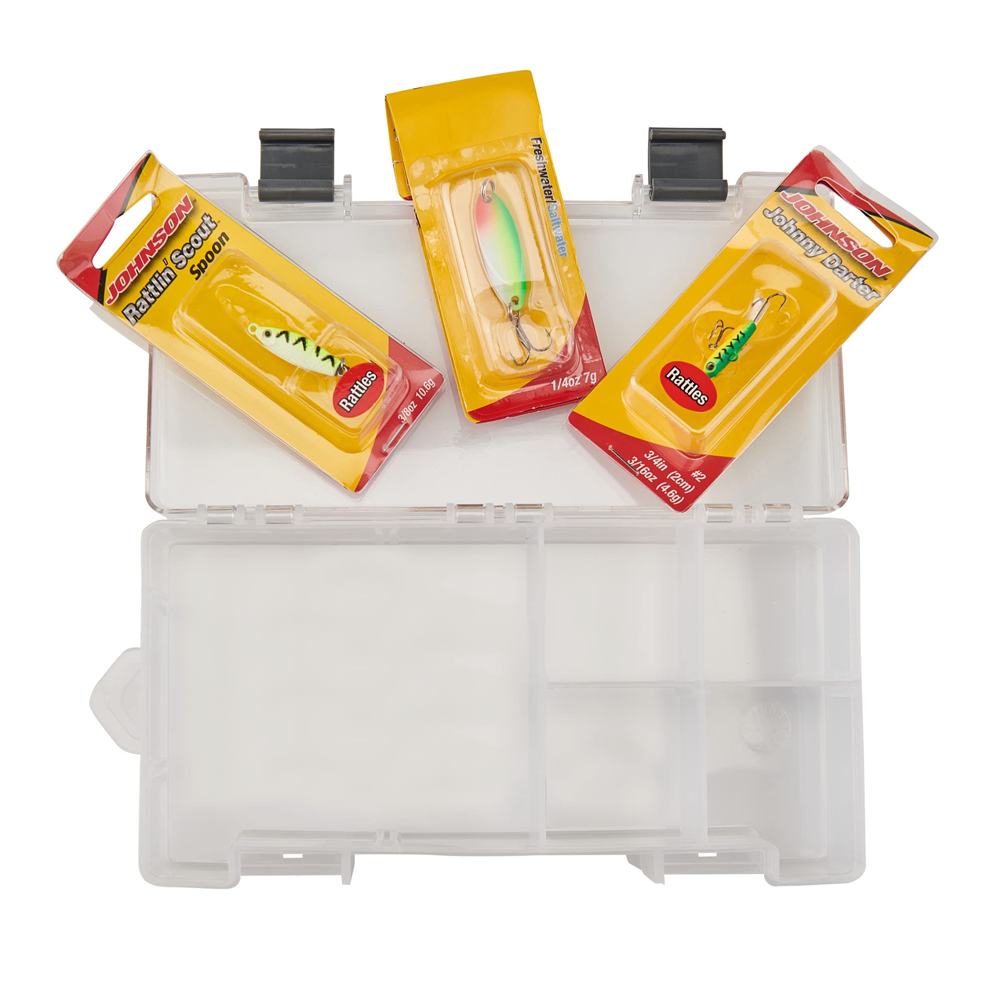 Ugly Stik Ice More Fish Kit Clear Tip emphasizes light strike detection