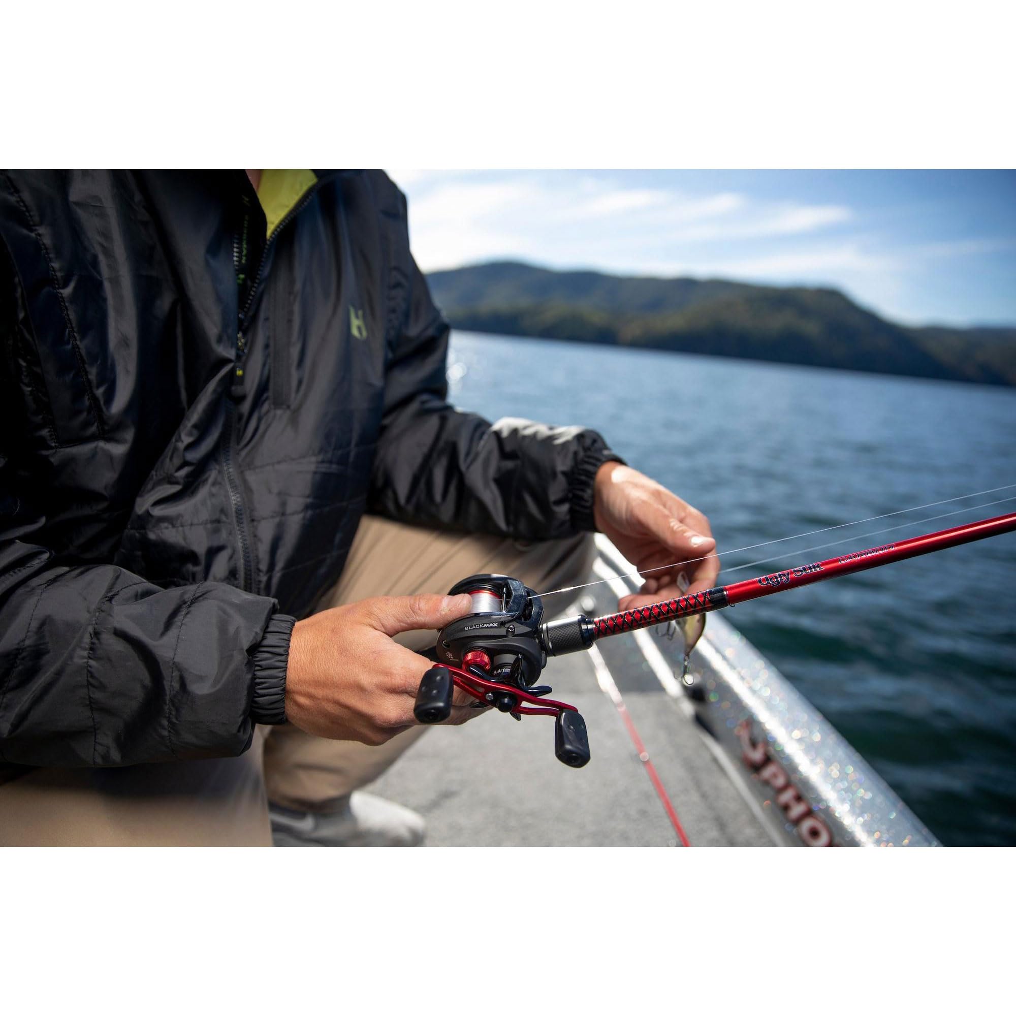 One-piece Ugly Stik design emphasizes rigidity and responsive action.